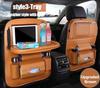 Multi-pocket Car Seat Back Hanging Organizer Bag Universal Auto PU Leather Storage Holder Bag Foldable Shelf