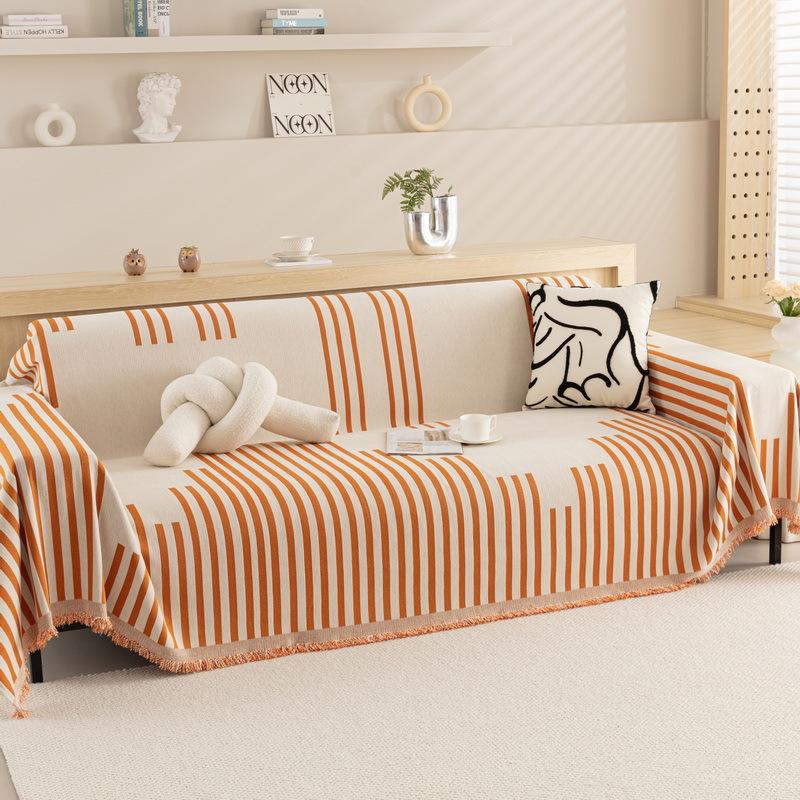 Chenille Sofa Towel All-inclusive Full Cover Towel Four-season Universal Sofa Cover Blanket Dust-proof and Cat-scratch Modern Simple Cover Towel