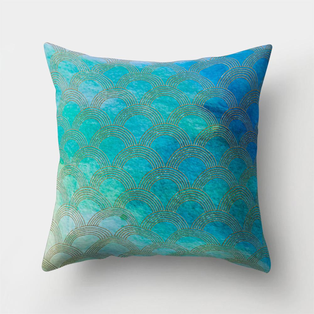 Pillowcase Cartoon Pattern Car Waist Pillow Sofa Pillow Case Car Cushion Creative Home