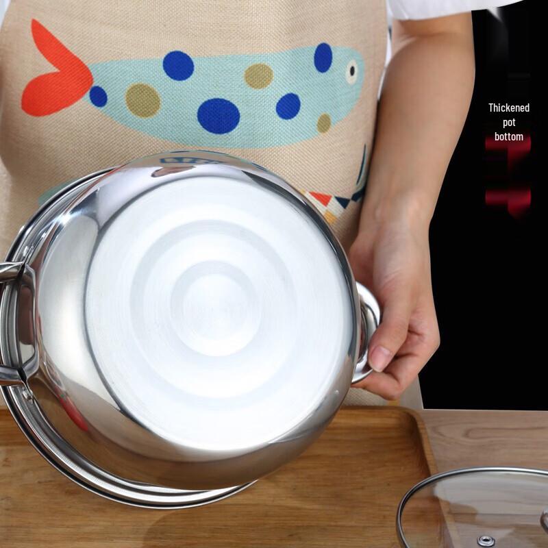 Saintbid 22cm Stainless Steel Soup Pot