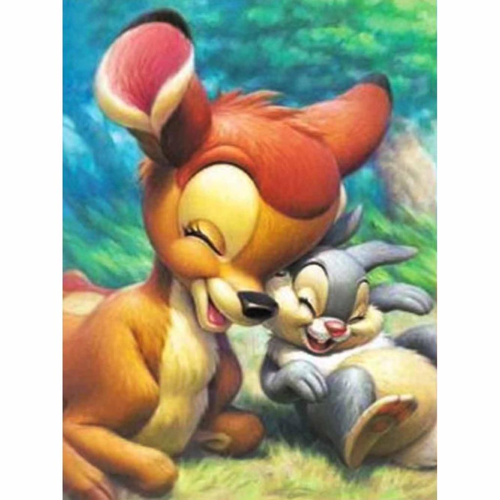Frameless Disney Diamond Painting Mosaic Pinocchio Bambi Snow White The Fox And The Hound Embroidery New Decor For Home