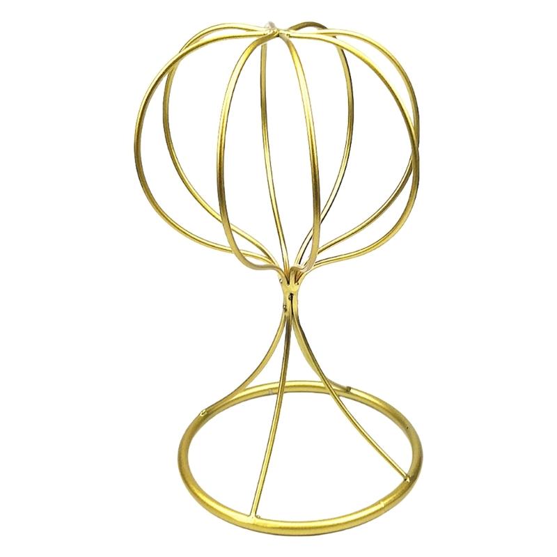 Iron Hat And Wig Display Stand Featuring Modern Designs and Easy Maintenance Home Organization Storage Solution