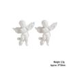 White Baroque Angel Resin Phone Case DIY Accessory
