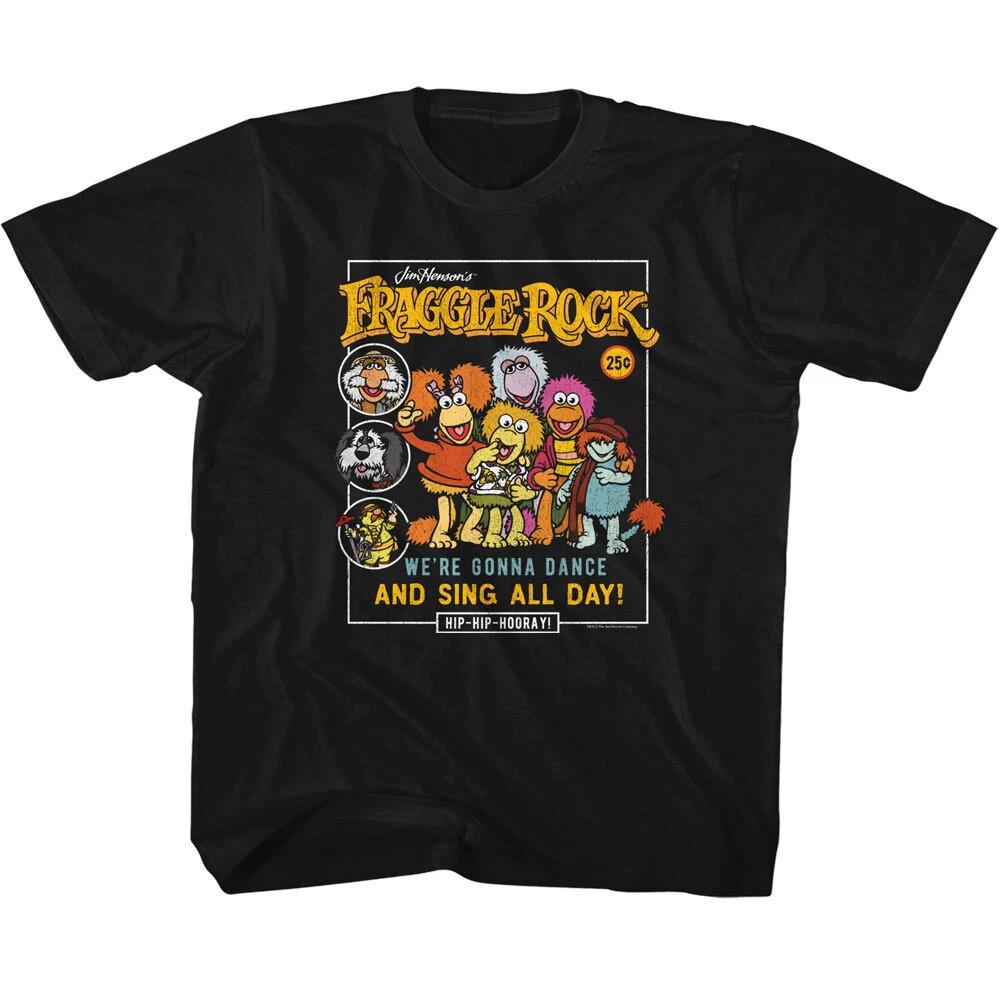 

Fraggle Rock Group Jim Henson We re Gonna Dance And Sing All Day Youth T Shirt M