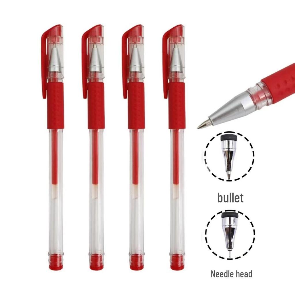 European Standard 0.5mm Black Bullet Tip Neutral Pen Set with Office Refills