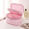 Chic Double-Layer Travel Makeup Bag: Cute, Spacious, Portable Cosmetics Organizer