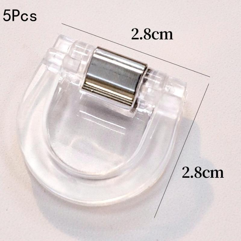 5/10Pcs Colorful Transparent Mini Multifunctional Clip Storage Clip Sealing Clips Binding Clip File Clip Binding Handbook Clip