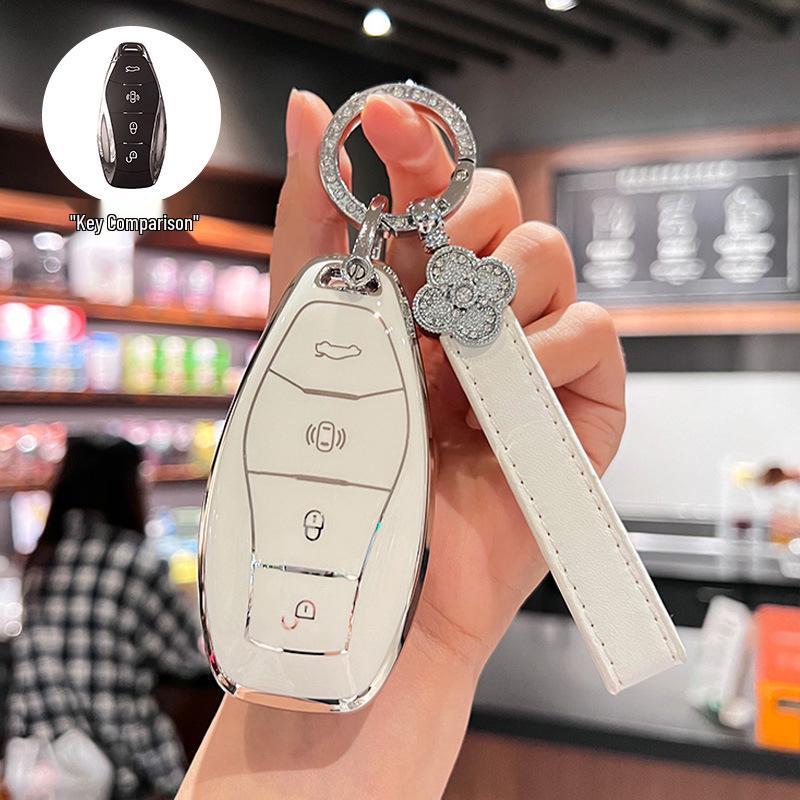 Premium Hongqi H5 Key Case for HS5/H9/H6/HS7/HS3/HQ9 - High-End Car Shell Cover