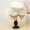 Women's Bucket Hats Bow Fashionable Cute Sweet Kawaii Summer Vacation Travel Big Brim Sunshade Sun Protection Hats For Girl