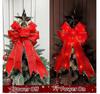 Velvet Ribbon Christmas Tree Topper Bow Ornament