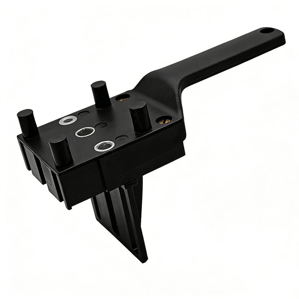 Woodworking Dowel Handheld Drill Guide and Hole Saw Tool 6/8/10mm Drill Bit For Carpentry Straight Hole Locator Clamp