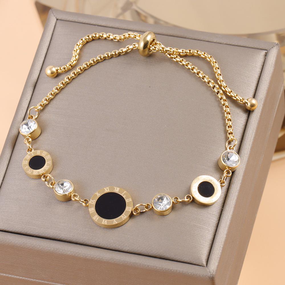 Adjustable Women's Drawstring Bracelet - Luxurious & Versatile Jewelry for Commuting