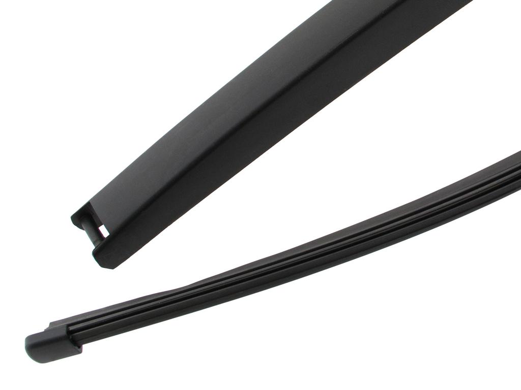 Vw T5 Transporter 2006- Rear Wiper Arm + Blade Version With Flap + Rear Window Washer Nozzle 2 Pcs Set