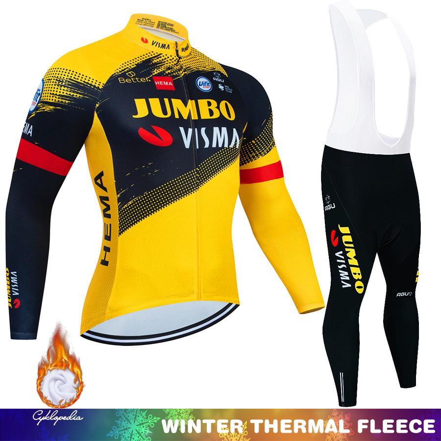 Men's and Women's Fleece Cycling Clothes Strap Set Road Mountain Bike Bicycle Thermal Cycling Shirt 2026 Winter Fleece Thermal Cycling Clothes Set