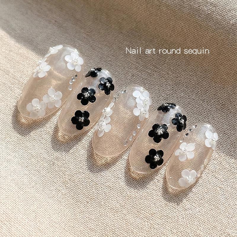 1 Box Round Dot Nail Sequins 1-3Mm Round Nail Glitter Flakes Shiny Nail Art Decoration Supplies For Diy Manicure Salon