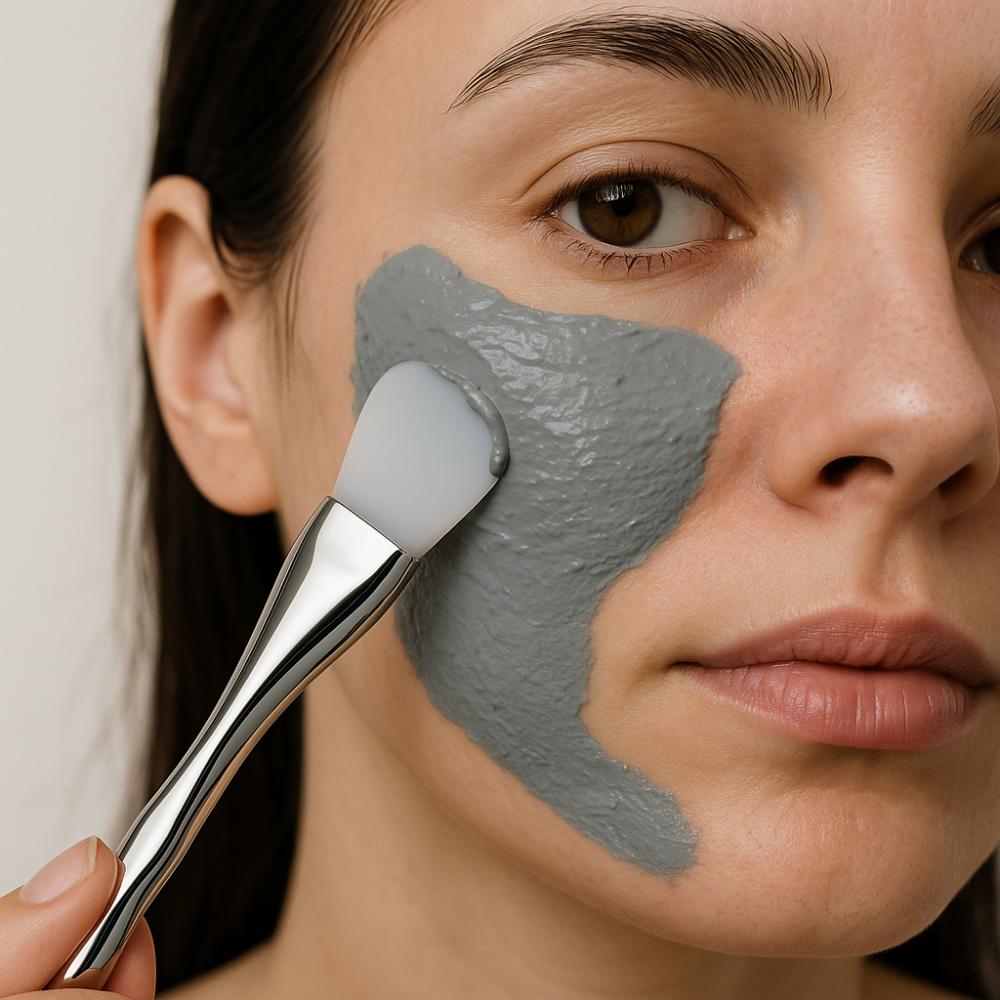 Beauty Tool Silicone Facial Mask Brush Daub Type Mud Film Special Brush Face Cleaning Brush