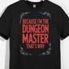 T-shirt Maître du Donjon: Haut de jeu RPG DnD