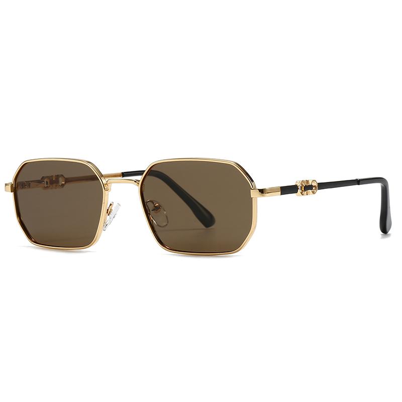 Sunglasses Popular Cross-Border Export Item Men's Sunglasses for European and American Street Style Instagram Influencer Model Square Sunglasses 1409