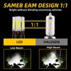 Motorcycle Headlights Fog Lights COB LED Flash Light Integrated External Drive 6/4/3 Side White Light Waterproof Universal 12V