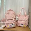 New Japanese Ins Wind Backpack Splash Proof Sweet Leisure Bag Travel Light and Large Capacity Female Backpack.