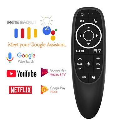 G10S Pro 2.4G Trådløs Baggrundsbelyst Air Mouse Stemmefjernbetjening til Android TV Box