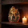 Egyptische Farao Figuur Sfinx Standbeeld Hars Ornament, Retro Oude Figuur, Klassiek Ambacht Woondecoratie Artistiek Beeldje, Miniaturen Kantoor Bureau