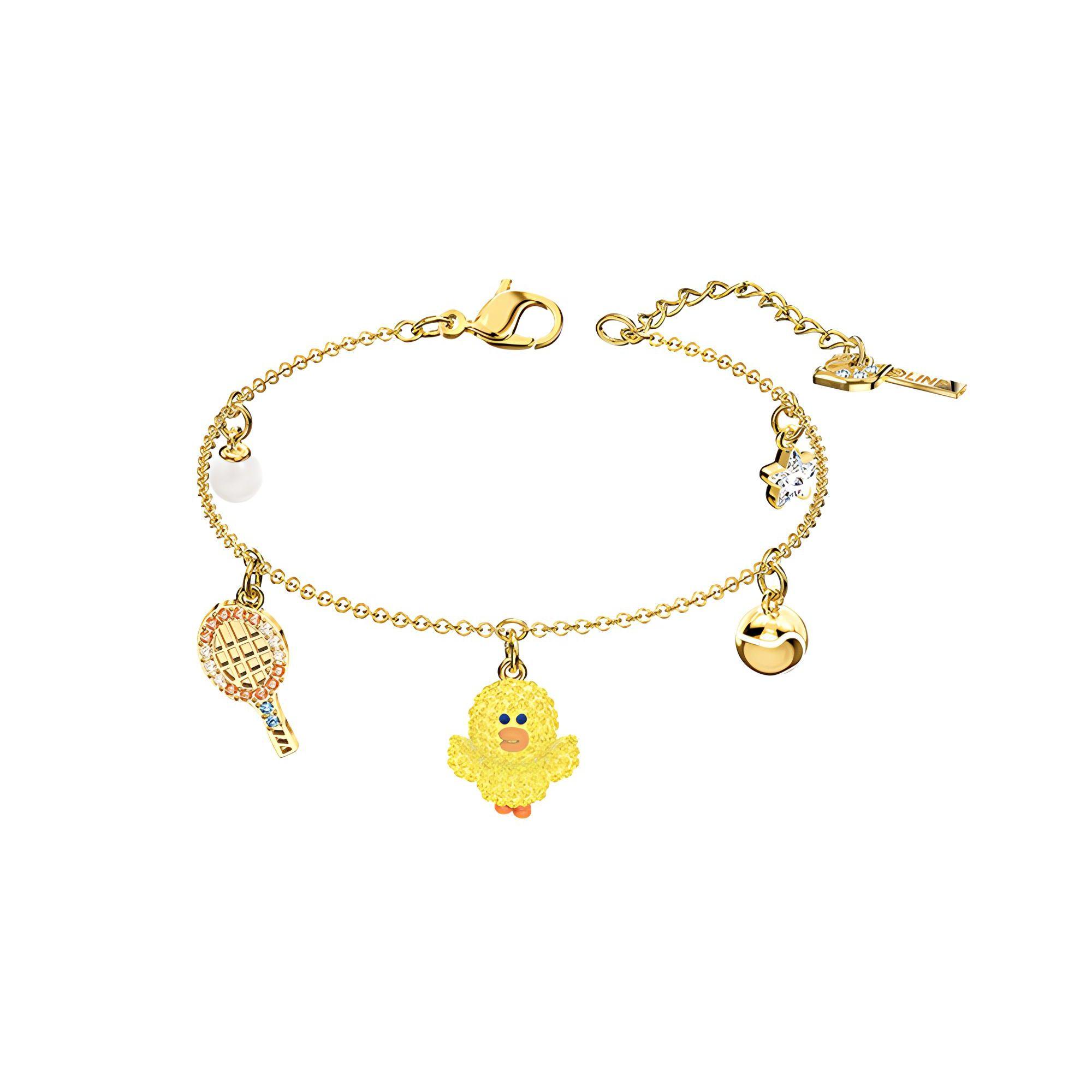 

Swarovski Line Friends Tennis Bracelet Light Gradient Women bracelet 5514516 Box+Shopping Bag (Random Color)