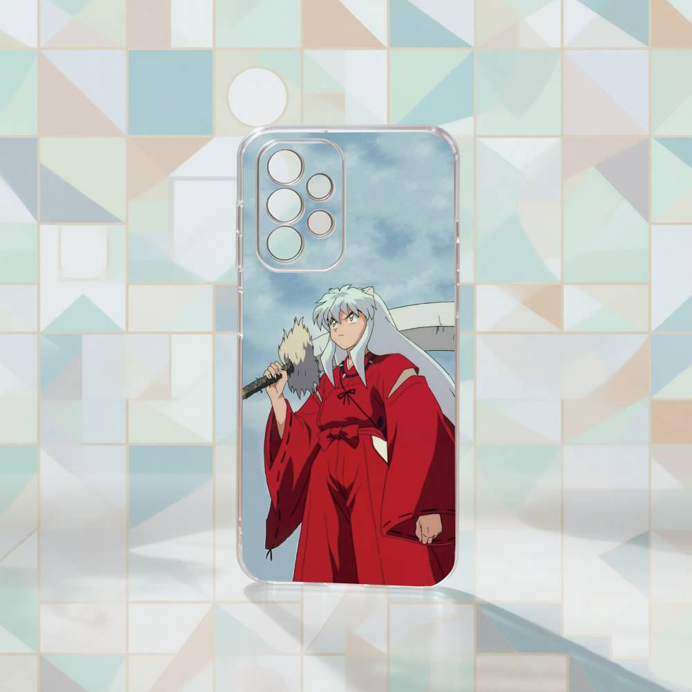 

Anime I-INUYASHA Phone Case Transparent Silicone Soft For Samsung S25,S24,S21,S22,S23,S30,Ultra,S20,Plus,Fe Samsung S20fe