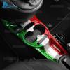 Real Hard Dry Carbon Fiber LHD RHD For Abarth 595 695/Fiat 500 2016-2023 2024 500E 16-19 Water Cup Holder Gear Shift Trim Cover