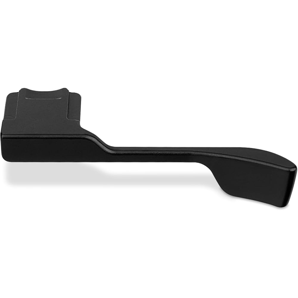 Haoge Metal Thumb Up Grip for Leica D-LUX 8 Camera Digital Accessory THB-D8B Hot Shoe Thumb Up Rest Support Hand Grip