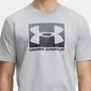 Under Armour Boxed UA Comfortable Fashion Simple Versatile Short Sleeve T-Shirt Men Tops Gray 1386793-011