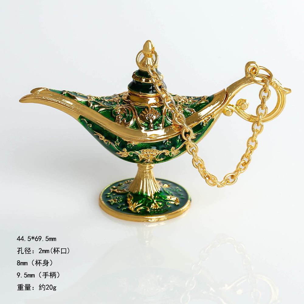 Lampada Europea Americana Piccola Dimensione Motivo Stile Classico con Incisioni Lega Artigianato Decorativo Ornamenti