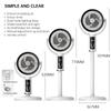 New Air Circulation Multifunctional Desktop & Vertical Digital Fan for Home & Dormitory Use