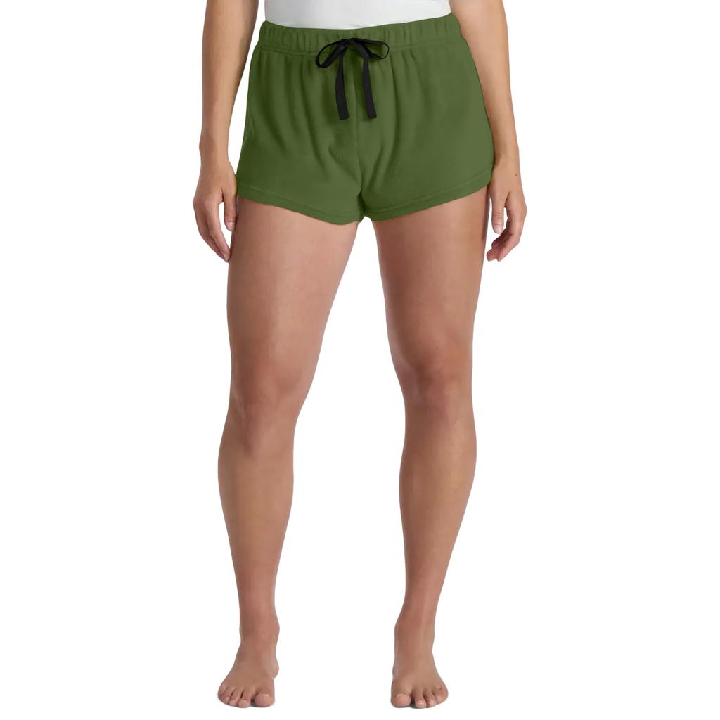 Damen Stretchshorts Regular Fit Wandershorts Lässige Sporthorts Fleecehosen Große Shorts