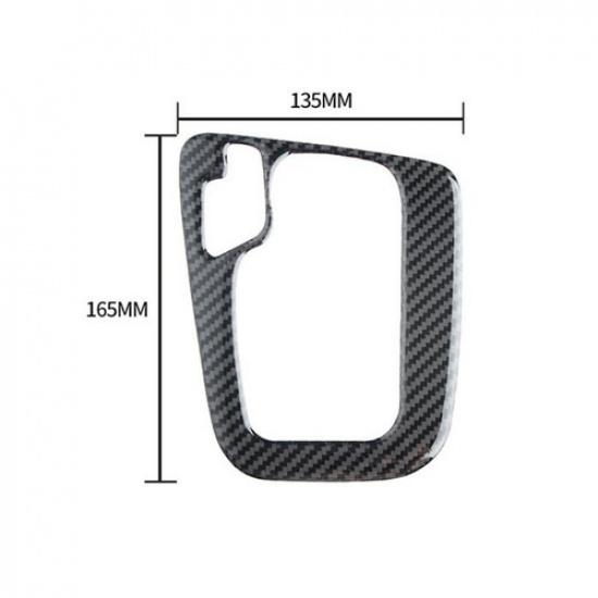 Carbon Fiber Gear Shift Panel Trim Cover Sticker For BMW 3 Series E46 1998-2005