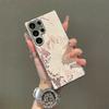 Electroplating Leather Phone Case for Samsung Galaxy S23 FE S24 Plus Ultra S25 Edge A56 A55 A54 A36 A35 A34 A26 A25 A16 A15 A06