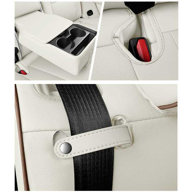 GAC Toyota IZOA 3x Leather Seat Covers: Full Coverage, Four Seasons