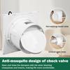 White Boosted Impeller Fan Energy-efficient Exhaust Fan Air Blower Durable Solar Exhaust Fan  Attic