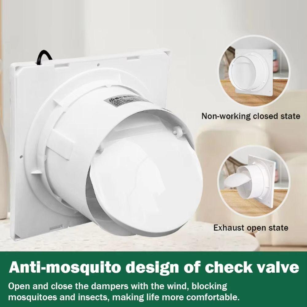 White Boosted Impeller Fan Energy-efficient Exhaust Fan Air Blower Durable Solar Exhaust Fan  Attic