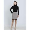 Ozoc Tweed Setup Knit Skirt