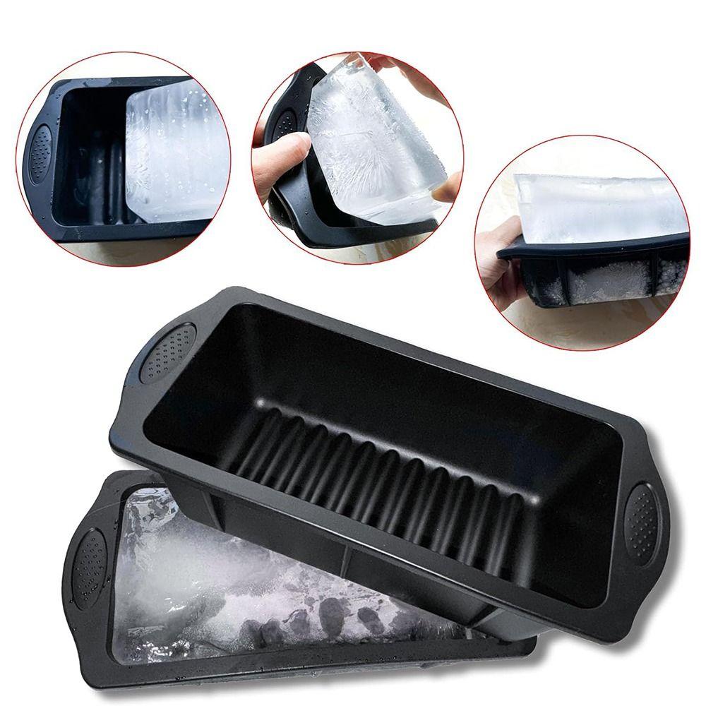 Extra Large Large Ice Cube Mold Foldable Extra Large Ice Box Efficient Ice Blocks Maker  Ice Bricks