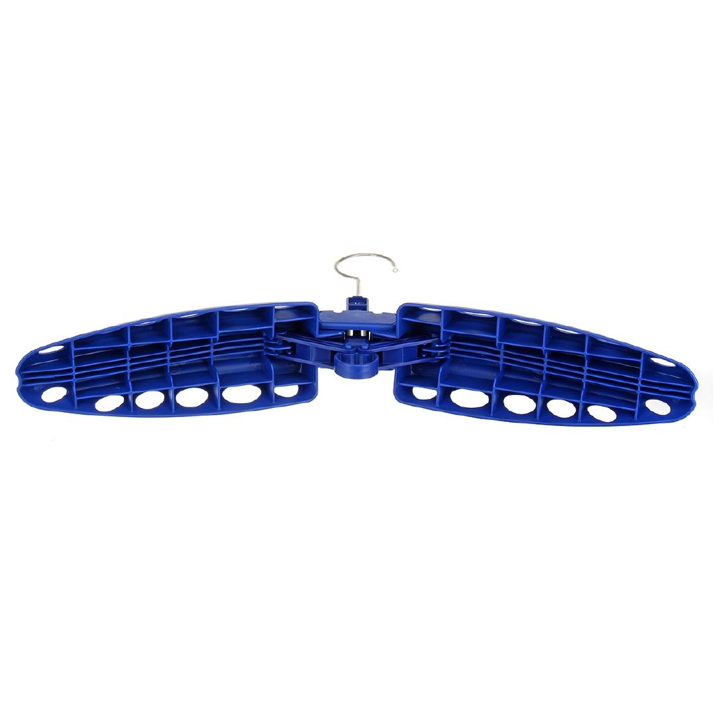 B62215 Holding BCD Multi-Purpose Snorkeling Wetsuit & Drysuit Outdoor Travel Swimming Coat Hook  black / blue Diving Folding Suit Hanger