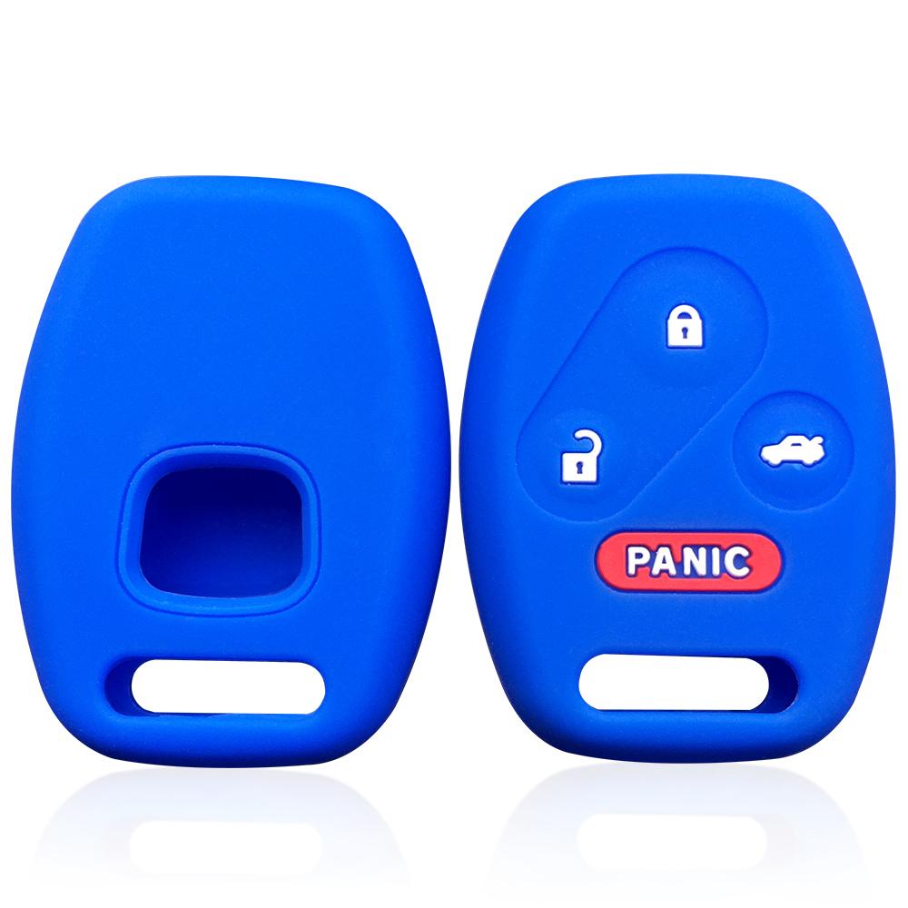 Remote Car Key Case Holder for Honda Fit 2010 Civic CRV Stream Chord 7 Jazz Gr8 Insight 2007 2008 2009 Accord2/3/3/4Button Cap