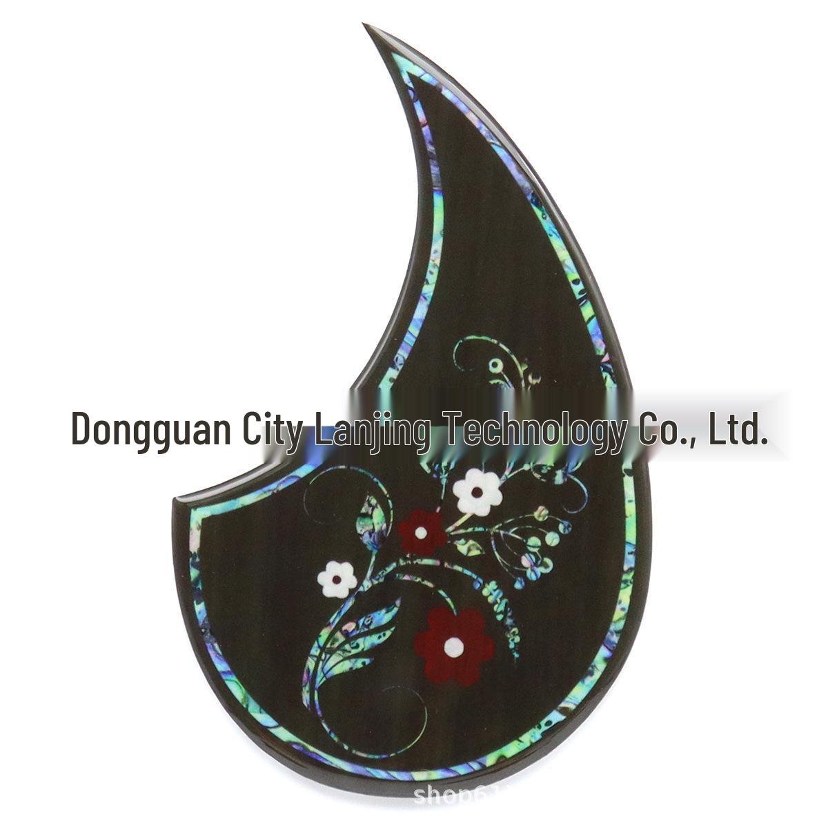 Folk Guitar Pickguard, Irregular Shape, 2mm Thick, Scratch-Proof Sticker, Guitar Accessory.