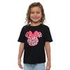 Disney Childrens/Kids Minnie Mouse Heart Ears Silhouette Valentine`s Day T-Shirt