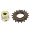 18T Bicycle Freewheel Steel Threaded Bike Freewheel Single Speed Freewheel  for Single Speed Bikes