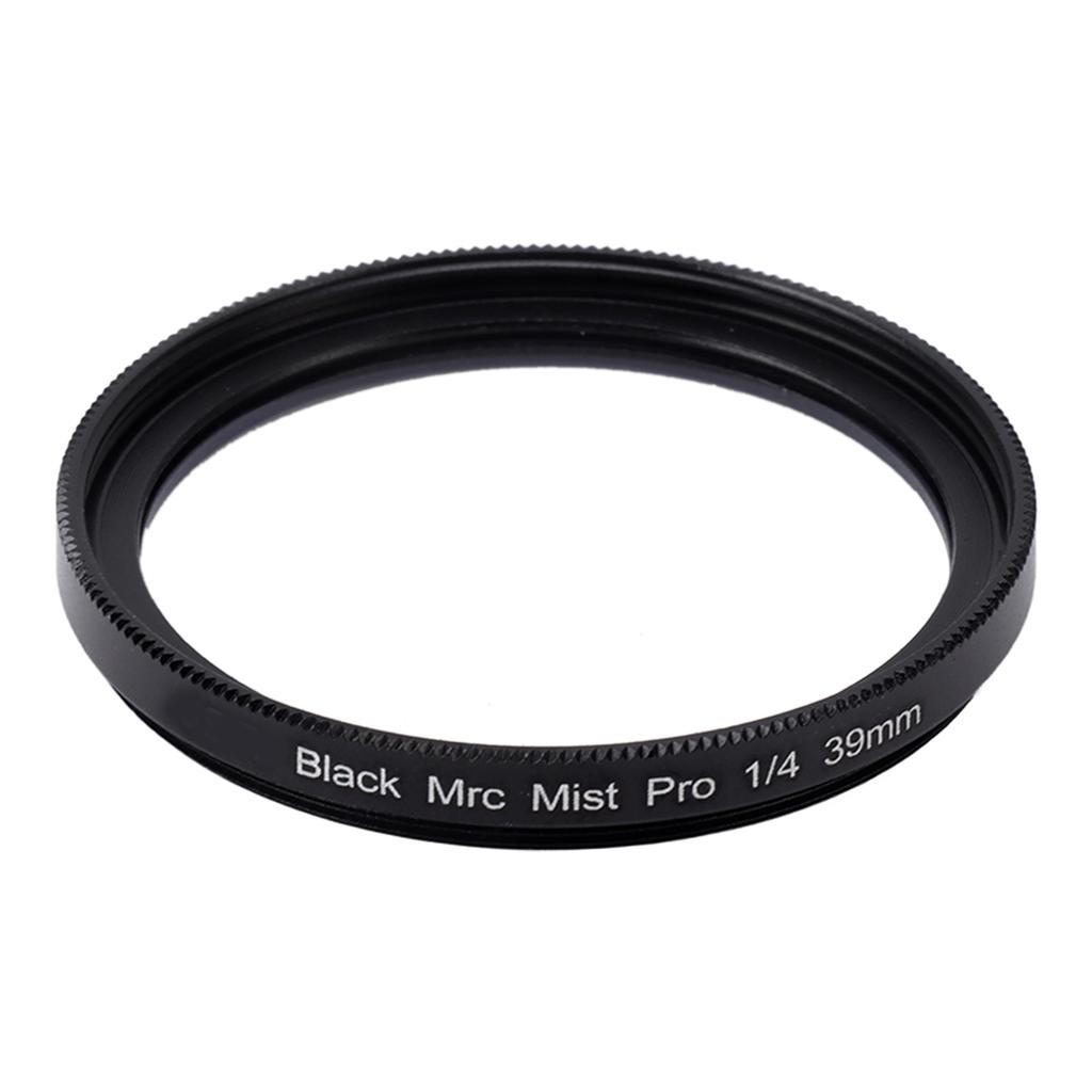 Black Soft Filter 1 4 Portrait Hazy Waterproof Oil Resistant Camera Lens Filter for Video Scenery 39MM