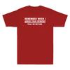 Remember When I Asked Your Opinion Funny Saying Shirt Humor Unisexs Tshirt