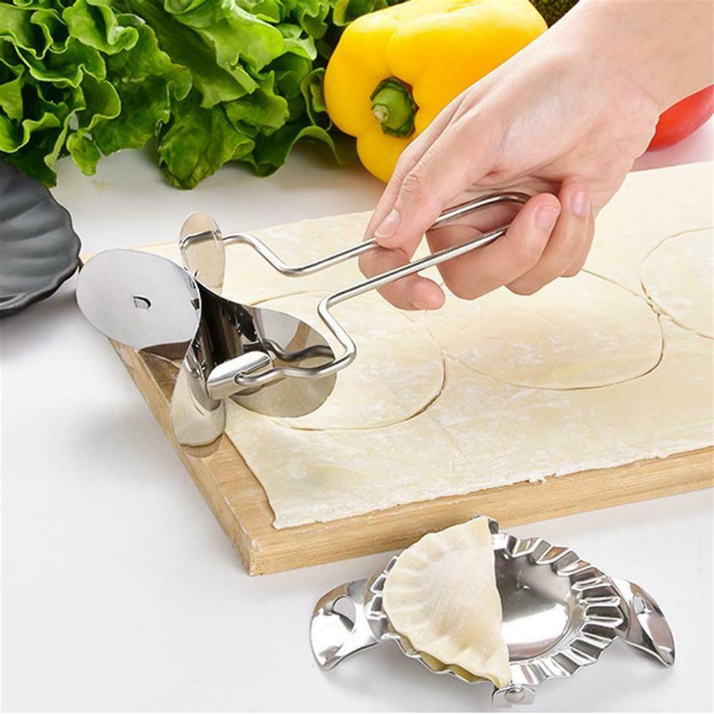 Stainless Steel Dumpling Mould Meat Pie Press Dough Pasty Maker Mold Kitchen UK Stainless Steel Dumpling Mould Meat Pie Press Dough Pasty Maker Mold Kitchen UK