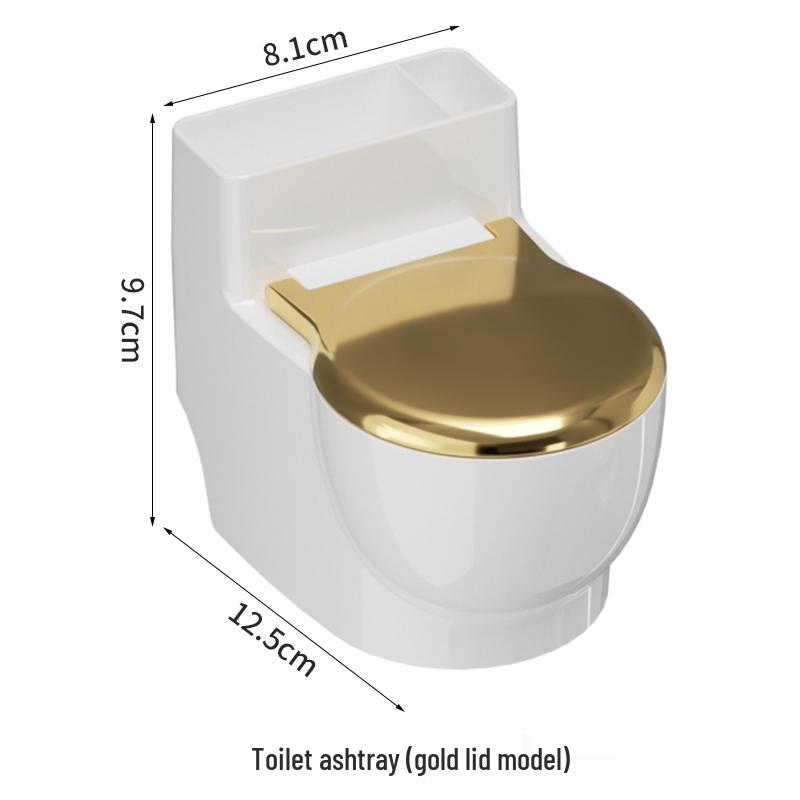 Smoke-Proof Stainless Steel Ashtray with Lid for Home and Office